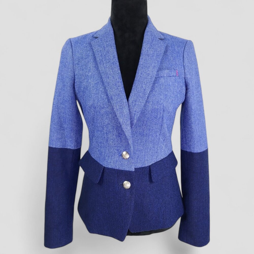 Banana Republic Wool Blend Blazer Jacket SZ 2 - Picture 2 of 16